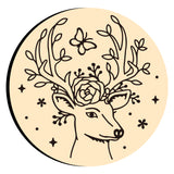 Deer Flowers Leaves Roses Wax Seal Stamps