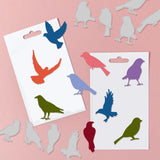 CRASPIRE Bird, Crow, Dove Carbon Steel Cutting Dies Stencils, for DIY Scrapbooking/Photo Album, Decorative Embossing DIY Paper Card