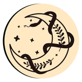 Snake Leaf Moon Wax Seal Stamps