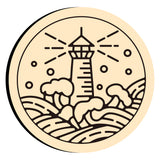 Sea Wave Lighthouse Wax Seal Stamps