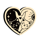 Love Yin Yang Cat Wax Seal Stamps