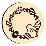 Easter Wreath Bunny Eggs Wax Seal Stamps