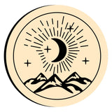 Sun and Moon on the Mountain Wax Seal Stamps