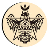 Pentagram Moon Bird Wax Seal Stamps