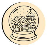 Christmas Crystal Ball Wax Seal Stamps