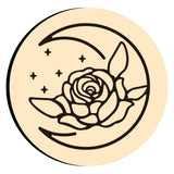 Rose Moon Wax Seal Stamps