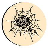 Spider Cobweb Rose Wax Seal Stamps