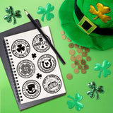 Craspire Happy St. Patrick's Day Clear Silicone Stamp Seal for Card Making Decoration and DIY Scrapbooking