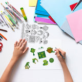 Craspire St. Patrick's Day Icons Clear Silicone Stamp Seal for Card Making Decoration and DIY Scrapbooking