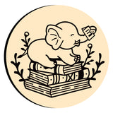 Book Elephant Leaf Wax Seal Stamps