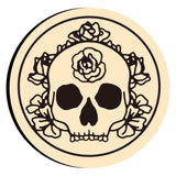 Flower and Skull Wax Seal Stamps