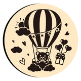 Bear Hot Air Balloon Wax Seal Stamps