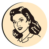 Retro Lady Avatar Wax Seal Stamps
