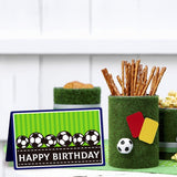 CRASPIRE Ball Corners, Football, Basketball, Football, Baseball Carbon Steel Cutting Dies Stencils, for DIY Scrapbooking/Photo Album, Decorative Embossing DIY Paper Card