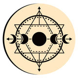 Moon Phase Magic Circle Wax Seal Stamps