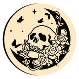 Moon Skull Rose Butterfly Leaf Wax Seal Stamps