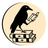 Crow and Book Wax Seal Stamps