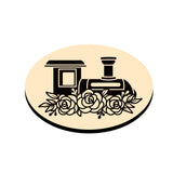Train Oval Wax Seal Stamps