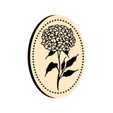 Hydrangea Oval Wax Seal Stamps