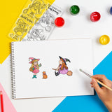 Craspire Witch Day Clear Silicone Stamp Seal for Card Making Decoration and DIY Scrapbooking