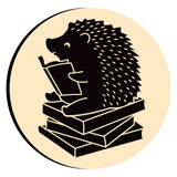 Hedgehog Reading A Book Wax Seal Stamps