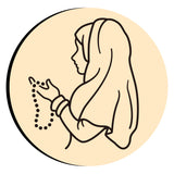 Woman Praying Wax Seal Stamps