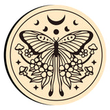 Butterfly Mushrooms Flowers Wax Seal Stamps