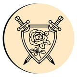 Rose Sword Wax Seal Stamps