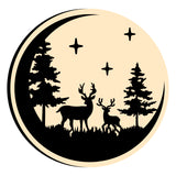 Moon Forest Deer Wax Seal Stamps