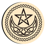 Celtic Knot Moon Pentagram Wax Seal Stamps