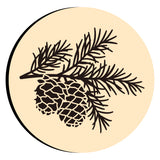 Pine Cones Pine Branches Wax Seal Stamps