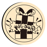 Word Give Joy Gift box Wax Seal Stamps