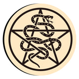 Pentagram Snake Wax Seal Stamps