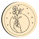 Hand Flower Wax Seal Stamps