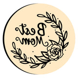 Word Best Mom Wax Seal Stamps