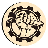 Hand Fist Hammer Gear Wax Seal Stamps
