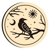 Crow Sun and Moon Wax Seal Stamps
