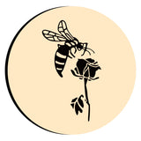 Bee and Rose Wax Seal Stamps