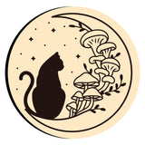 Cat Moon Mushrooms Wax Seal Stamps