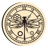 Clock Dragonfly Wax Seal Stamps
