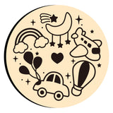 Airplane Hot Air Balloon Car Wax Seal Stamps