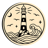 Waves Lighthouse Wax Seal Stamps