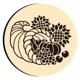 Autumn Cornucopia Pumpkin Grape Sunflower Wax Seal Stamps