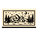 Snow Mountain Rectangle Wax Seal Stamps