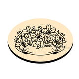 Flower Bush Oval Wax Seal Stamps