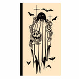 Halloween Ghost Rectangle Wax Seal Stamps