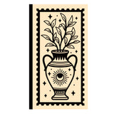 Vase Rectangle Wax Seal Stamps