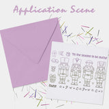 Craspire Nutcracker, Nuts Clear Silicone Stamp Seal for Card Making Decoration and DIY Scrapbooking