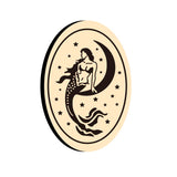 Mermaid Moon Oval Wax Seal Stamps