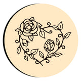 Heart Rose Wax Seal Stamps